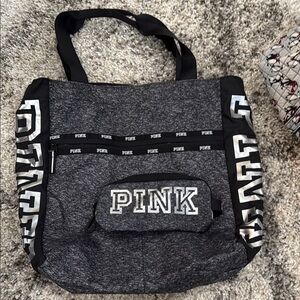 Victoria's Secret PINK Gray Tote Bag